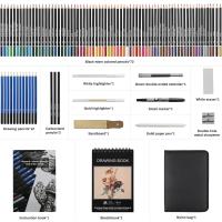 Kit de Dibujo Portátil Lápices de Boceto, Estuche de Viaje con Cremallera - details 8