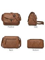Bolso De Hombro Para Mujer De Cuero Suave Vintage Lujo Bolso De Mano Diseñador Nuevo 2021 Pequeño Crossbody Bolsos De Mujer - details 16