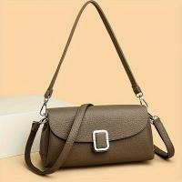 Elegante Bolso Cruzado para Mujer Negro con Herrajes Dorados Multifuncional para Uso Diario - details 1