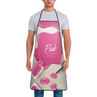Delantal de uñas rosa de policía ideal para chefs, manicuristas y jardineros - details 0