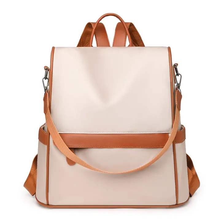 Mochila Ligera informal para Mujer, mochila de viaje antirobo, Mochila de moda simple, mochila de Nailon impermeable - 1