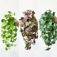 Mechones artificiales suaves, hojas de árboles tropicales de plantas verdes, hojas de hierba de la suerte para bonsái doméstico, nuevo - details 1