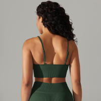 Hamidou-Sujetador deportivo Sexy para mujer, ropa interior deportiva a prueba de golpes, almohadilla extraíble para el pecho, para gimnasio, entrenamiento, Fitness, correr, Tops de realce - details 36