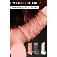 Leten Extender para hombres, anillo de manga de ampliación reutilizable, retardante de eyaculación, juguete sexual para adultos, productos íntimos - details 6