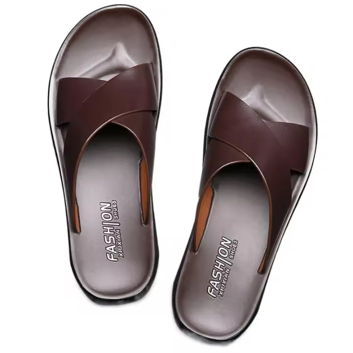 Nuevas zapatillas de verano para exteriores, sandalias de moda para hombre, chanclas antideslizantes, zapatos de playa para hombre - 1