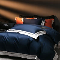 Juegos de cama de algodón egipcio antibacteriano 5A, Color sólido, ligeros, de lujo, 100% algodón, con fundas de almohada para cama King Size, novedad de 2025 - details 2