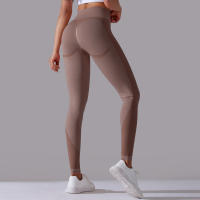 Hamidou-Pantalones deportivos sin costuras para mujer, mallas de Yoga de cintura alta, ropa de gimnasio, entrenamiento de glúteos de burbujas, pantalones para correr, Leggings de gimnasio con levantamiento de caderas - details 31