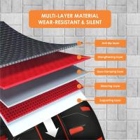 Rodillo para abdominales para entrenamiento de fuerza abdominal y central, rueda de ejercicio con rodillo para abdominales para gimnasio en casa, ruedas para abdominales con accesorios para rodilleras - details 0
