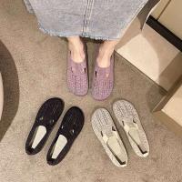 Nuevos zapatos de baile latino tejidos para mujer, zapatos deportivos negros de alta calidad para caminar, deportes de ocio y chicas jóvenes - details 0