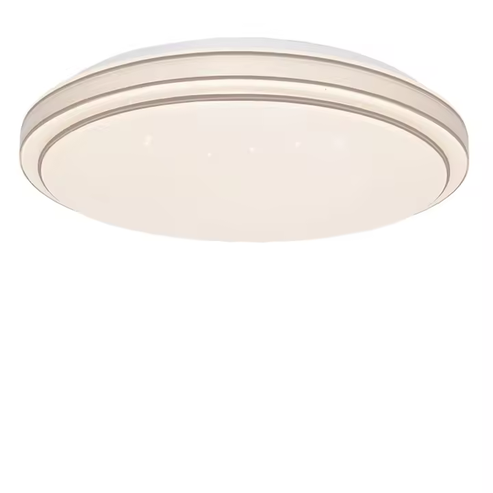 CBJKTX Lámpara de techo LED Ø 27 cm Lámpara moderna de dormitorio con cielo estrellado Lámpara blanca cálida de 12 W Lámpara redonda de cocina para pasillo Sala de estar - 1