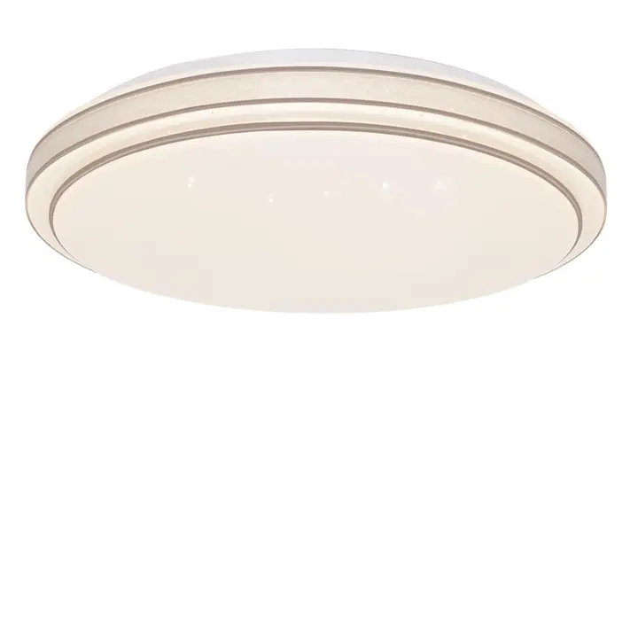 CBJKTX Lámpara de techo LED Ø 27 cm Lámpara moderna de dormitorio con cielo estrellado Lámpara blanca cálida de 12 W Lámpara redonda de cocina para pasillo Sala de estar - 1