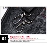 Bolso de hombro de cuero, bolso de hombre - details 11