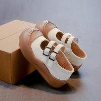 Zapatos de cuero para niñas, calzado informal antideslizante, versátil y transpirable, estilo coreano, novedad de otoño, 2024 - details 4