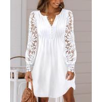 Vestido Largo para Mujer Moda Femenina Estilo con Mangas Largas - details 3
