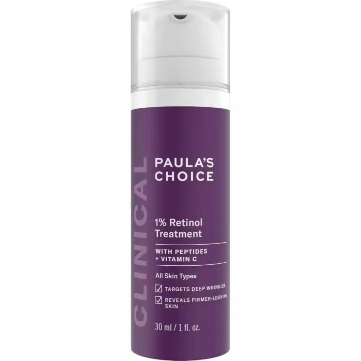 Paula's Choice CLINICAL Crema de tratamiento con retinol al 1% con péptidos, extracto de regaliz de vitamina C, antienvejecimiento y arrugas - 1