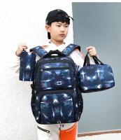 Mochilas Escolares para Niños de 3 Piezas Resistentes al Agua de Nylon para Adolescentes Bolso de Almuerzo Bolsa de Lápices - details 1
