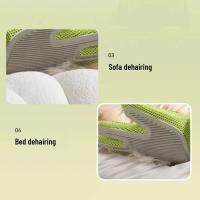 Guantes para quitar el pelo flotante para gatos, malla transpirable, silicona suave, cepillo depilatorio 2 en 1, grueso, antiarañazos - details 8