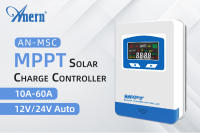 Anern Controlador Solar MPPT 40A 30A 20A 12V 24V con Pantalla LCD Regulador de Carga de Varios Modos Soporte para Sistema Solar - details 0