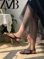 Sandalias de playa de moda para mujer, informales, cómodas, con parte inferior plana y cadena de metal cuadrada - details 2