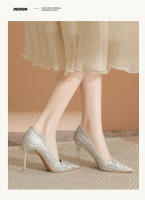Zapatos de novia principal 2025 diseño francés Tacones altos y estilizados - details 5