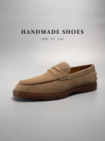 Mocasines de alta gama, cuero genuino, piel de vaca de primera capa, zapatos de moda hechos a mano con un pedal. - details 38