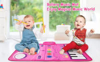 Bebé 2 en 1 Manta de Música Juguetes de Tambor para Niños Pequeños Manta de Baile - details 0