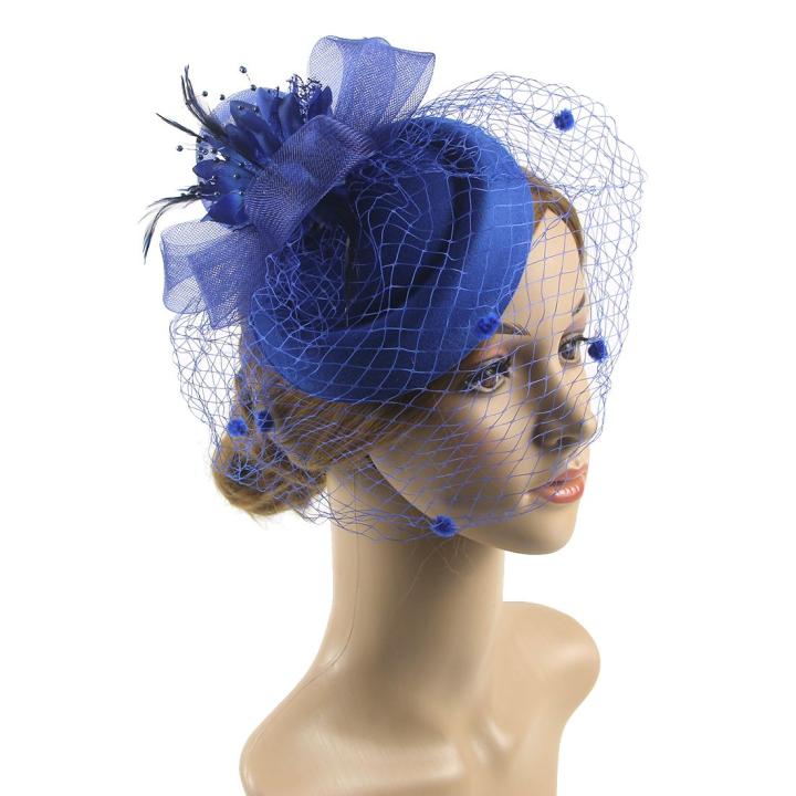 Compra Tocados de malla para mujer y niña, diadema para fiesta de