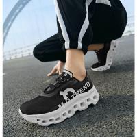 Flyknit zapatos de malla transpirable amortiguación zapatos para correr zapatos de los hombres los deportes de marea zapatos de cien zapatos de moda marea zapatos masculinos - details 32