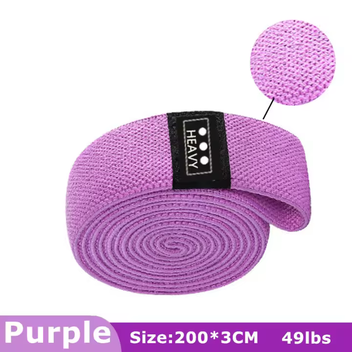 Bandas Elásticas de Yoga y Fitness Unisex Resistance Loop de 105lb para Equipo de Gimnasio en Casa Circulo de Cintura y Cuadrico para Entrenamiento - 1