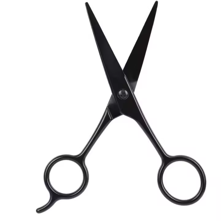 Tijeras para el pelo facial, tijeras para cejas, peluquería, barbero, maquillaje cosmético, herramienta para cortar el pe - 1