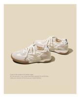 Aumento de altura interior 6 cm ballet zapatos de entrenamiento de las mujeres tamaño pequeño plataforma de cuero casual deportes Forrest Gump zapatos - details 19