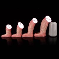 Empaque privado Sexy SXXY Silicona 4 Tamaños Ultra Hueco Dildo Manga para agrandar el pene masculino Funda realista de extremo abierto para hombres - details 14