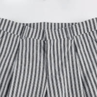 BUNO-Pantalones de encaje a rayas para mujer, Pantalones rectos de pierna ancha con cintura elástica y cordón, ropa de calle holgada para primavera y verano, pantalones de chándal informales - details 41