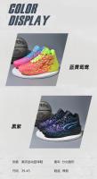 Zapatillas de baloncesto de alta calidad para hombre, zapatillas deportivas acolchadas para correr para mujer, zapatillas deportivas antideslizantes con cordones - details 3