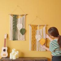 Adornos colgantes de pared para decoración del hogar, tapiz de hilo, colgante bohemio, arreglo de boda de aduanas exóticas, diseño único - details 7