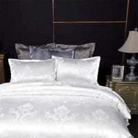 Juego de cama de alta gama, jacquard, tamaño king, juego de cama de boda europeo de lujo - details 38