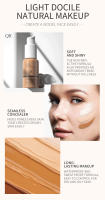 Crema de Fundación Mate Duradera Corrector de Ojos y Cara Profesional Herramienta de Cuidado de la Piel para Belleza - details 5