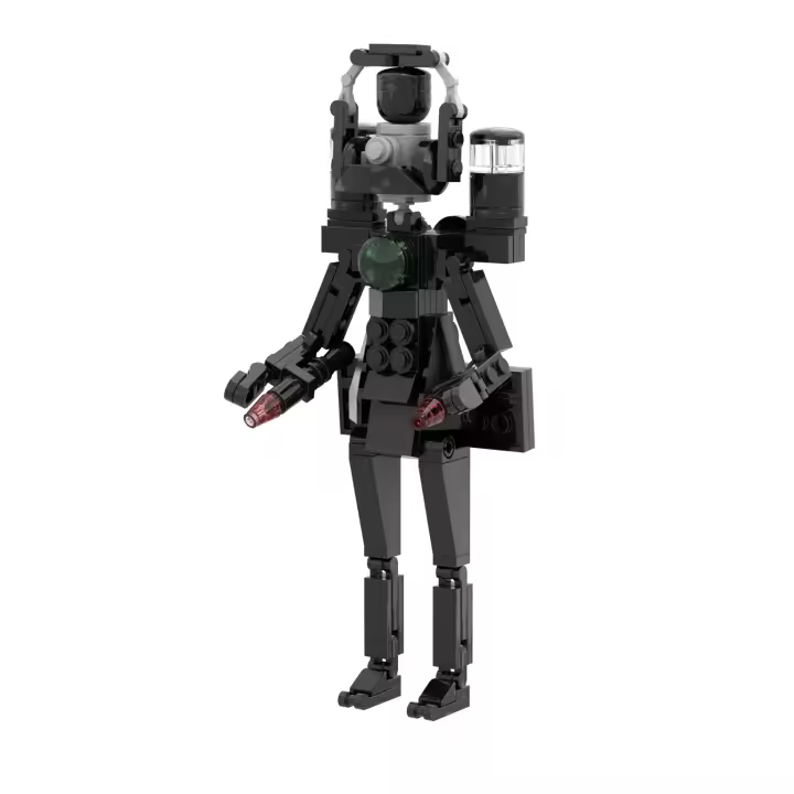 Juguete de bloques de construcción humano con micrófono Titan - 1