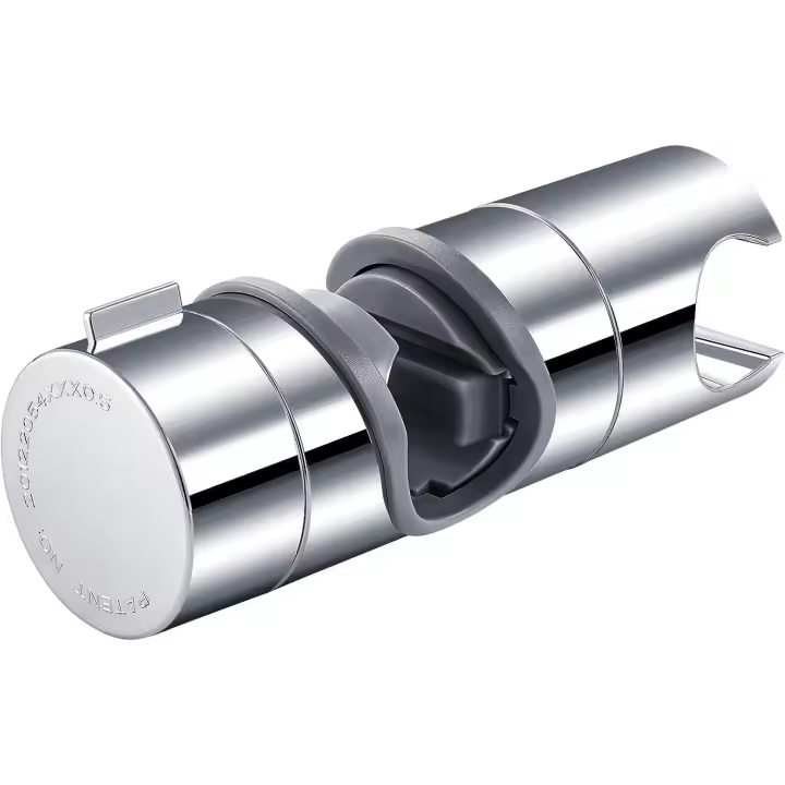 Soporte Ducha, Soporte Alcachofa Ducha Ajustable 18-25mm ABS Alcachofa de Ducha Deslizante Repuesto para cabezal Cursor Brazo de sujeción 360 °   Soporte giratorio, Cromo - 1