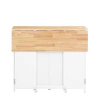 FKW47-W Carrito de Servir Carrito Auxiliar Cocina estantería de Cocina Carrito de Cocina móvil 100 x 92 x 45 cm Blanco ES - details 62