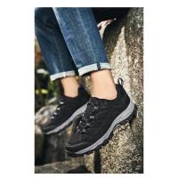 Zapatos Deportivos informales transpirables para hombre, zapatillas antideslizantes para montañismo, superficie de red de senderismo, talla grande - details 3