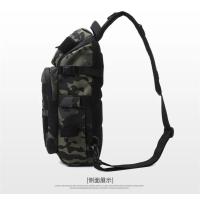 Mochila táctica de camuflaje para hombre y mujer, bolsa de cintura de pecho impermeable para deportes de pesca al aire libre, senderismo, Camping, viajes, bolsas cruzadas - details 12