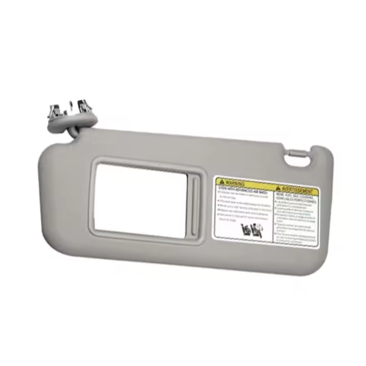 Parasol delantero para coche, protector solar izquierdo y derecho con espejo de maquillaje, adecuado para Toyota RAV4 2006 2007 2008 2009 2010 2011 2012 - 1