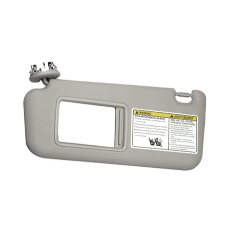 Parasol delantero para coche, protector solar izquierdo y derecho con espejo de maquillaje, adecuado para Toyota RAV4 2006 2007 2008 2009 2010 2011 2012 - 1
