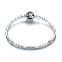 Pulsera Pandora con cierre de corazón de amor Cadena de serpiente europea - details 9