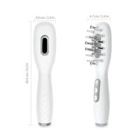 Peine eléctrico, terapia de luz LED roja y azul, cepillo de masaje con vibración EMS, medicina antipérdida, aplicador de aceite para el cuero cabelludo - details 0