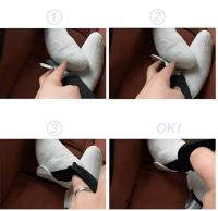 Cojín de Cabeza Ajustable para Bebé Almohada de Cuello para Asiento de Coche y Carrito - details 3