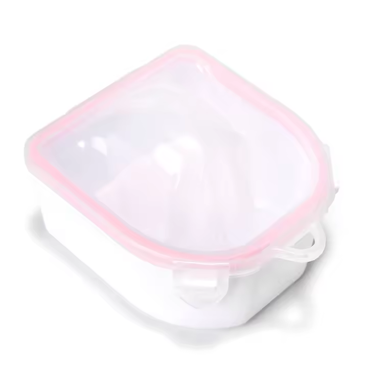 Bol de Lavado de Uñas KADS de Doble Capa con Pusher de Cutícula Removedor de Esmalte de Gel Soaker para Herramienta de Manicura - 1