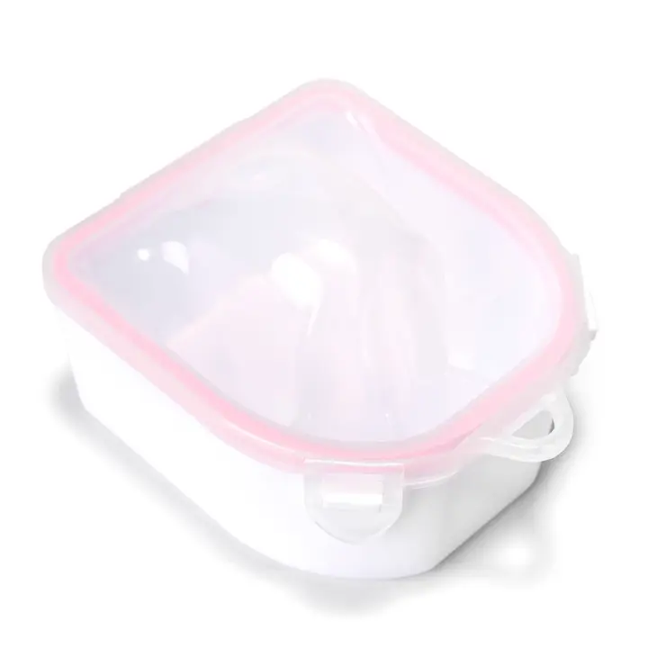 Bol de Lavado de Uñas KADS de Doble Capa con Pusher de Cutícula Removedor de Esmalte de Gel Soaker para Herramienta de Manicura - 1