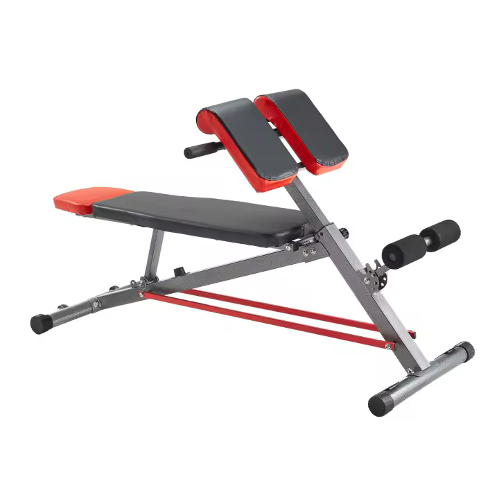 SucceBuy Banco de pesas multifuncional, silla romana ajustable de 660 libras, hiperextensión, equipo de entrenamiento de cuerpo completo - 1